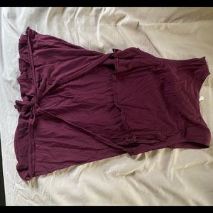 Fabletics Burgundy open back tank